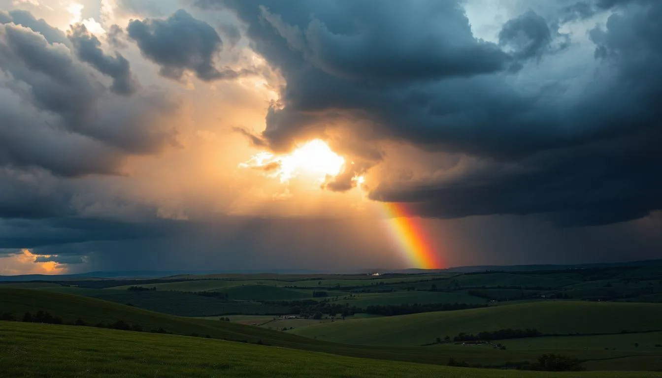 Caption Pelangi Inspiratif dan Motivasi (c) Ilustrasi AI