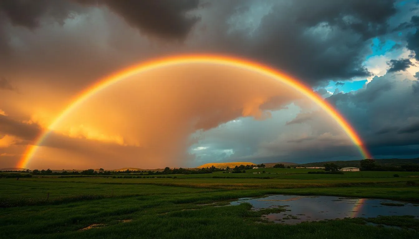 Caption Pelangi Singkat dan Aesthetic (c) Ilustrasi AI