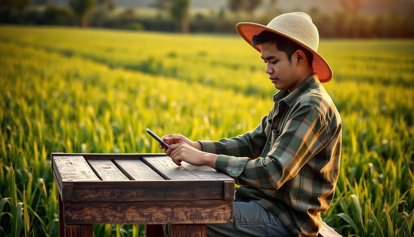 Tips Membuat Caption IG Tentang Pertanian yang Menarik (c) Ilustrasi AI