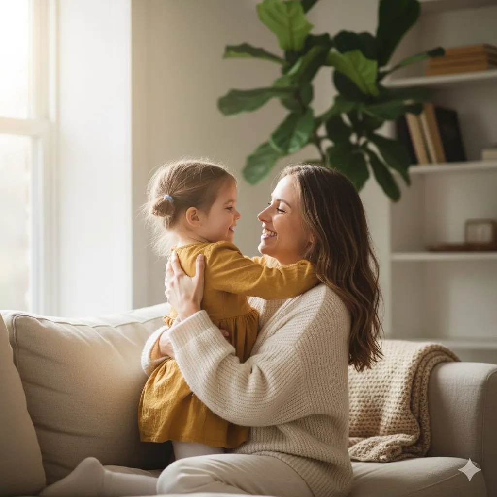 Jenis-Jenis Caption untuk Foto Ibu dan Anak Perempuan (c) Ilustrasi AI