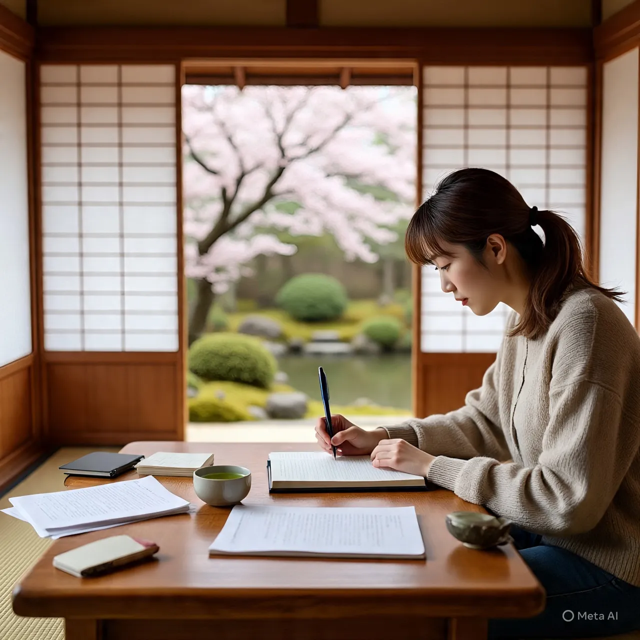 Tips Menulis Caption Kyoto yang Engaging (c) Ilustrasi AI