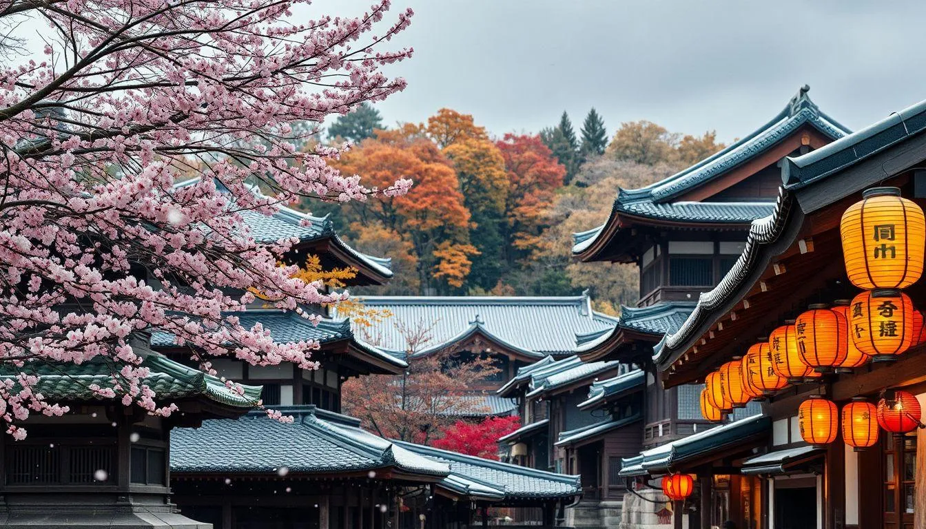 Caption Musiman untuk Kyoto (c) Ilustrasi AI