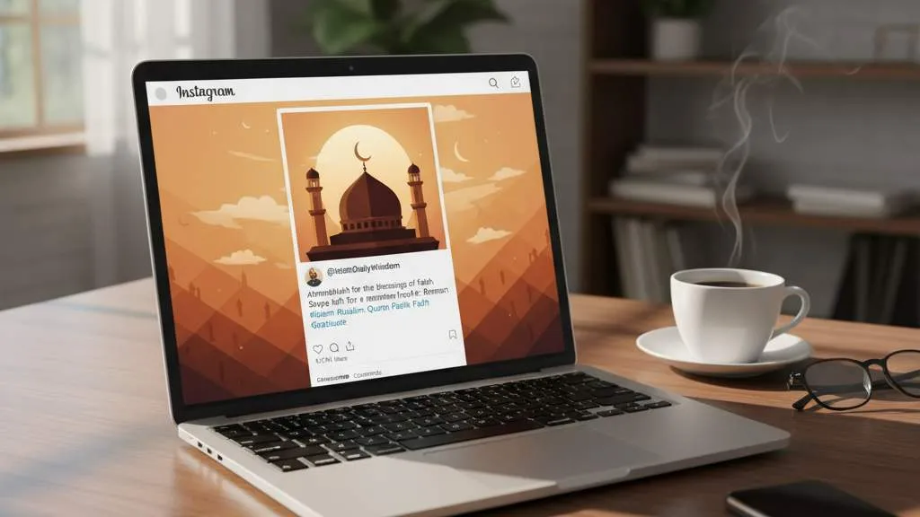 Pengertian dan Makna Caption Islami (c) Ilustrasi AI