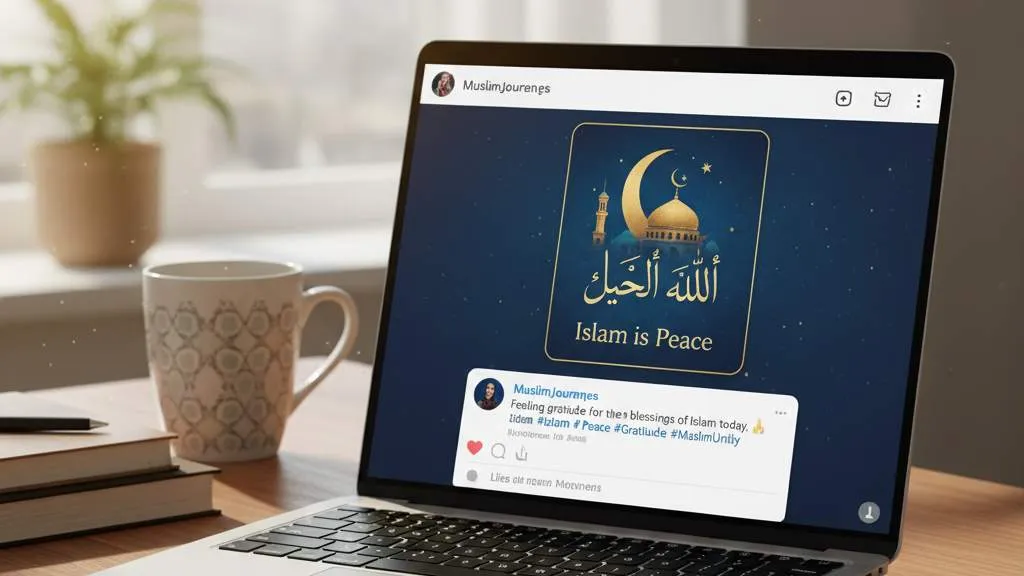 Manfaat Caption Islami dalam Kehidupan Digital (c) Ilustrasi AI