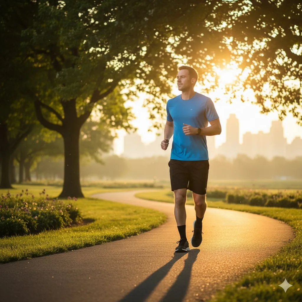 Manfaat Membagikan Caption Jalan Pagi (c) Ilustrasi AI