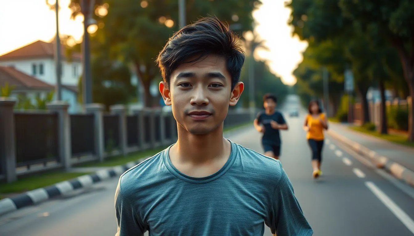 Tips Membuat Caption Jalan Pagi Lucu yang Menarik (c) Ilustrasi AI