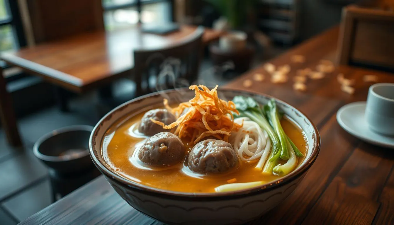 Tips Membuat Caption Bakso Lucu yang Viral (c) Ilustrasi AI