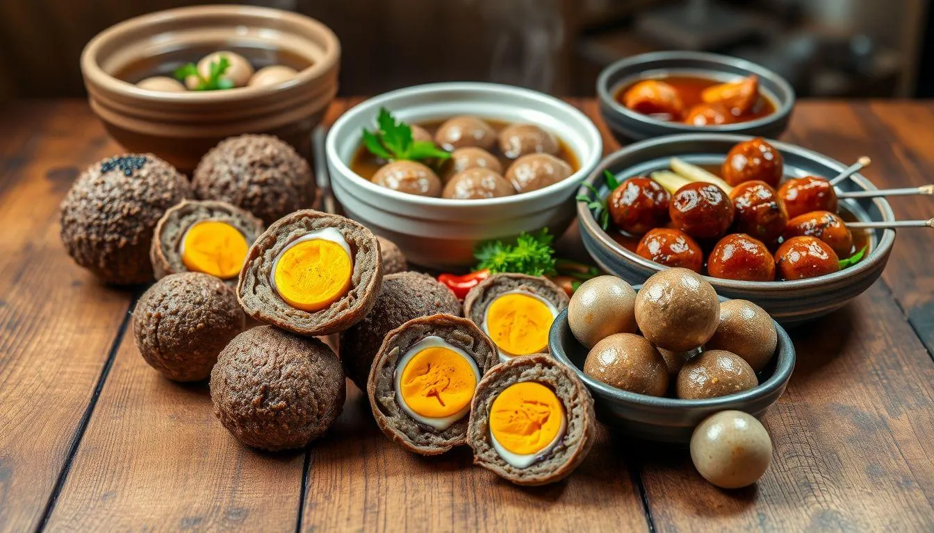 Variasi Caption Berdasarkan Jenis Bakso (c) Ilustrasi AI