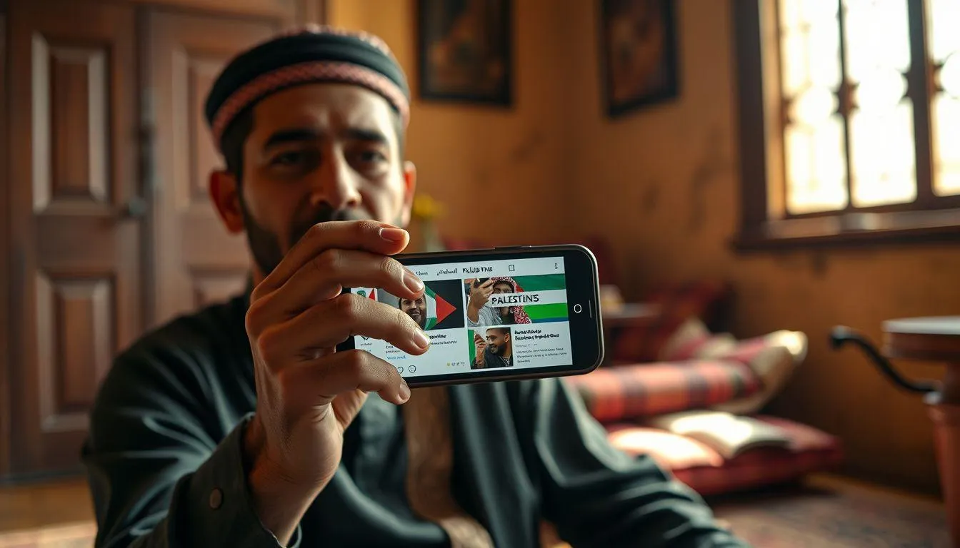 Dampak Positif Penggunaan Caption Kata Kata Palestina Keren (c) Ilustrasi AI