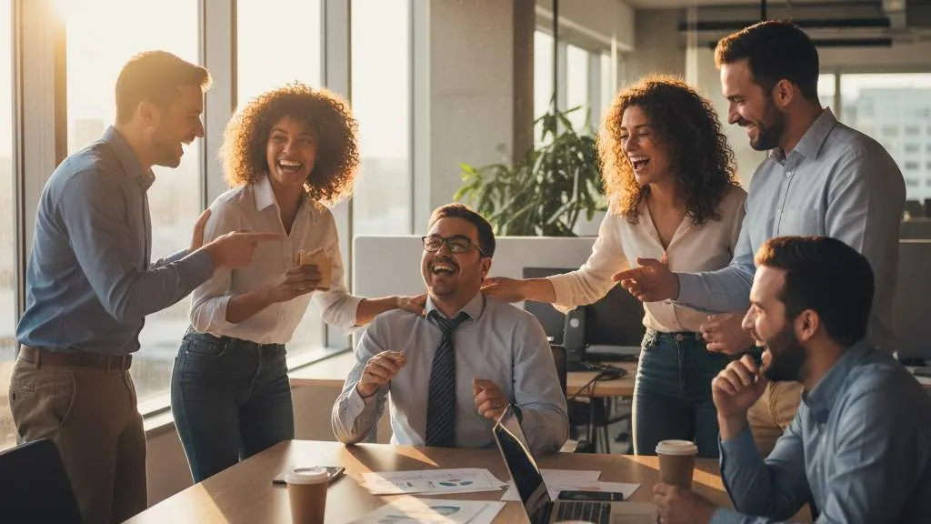 Platform Media Sosial untuk Membagikan Caption Kerja Lucu (c) Ilustrasi AI