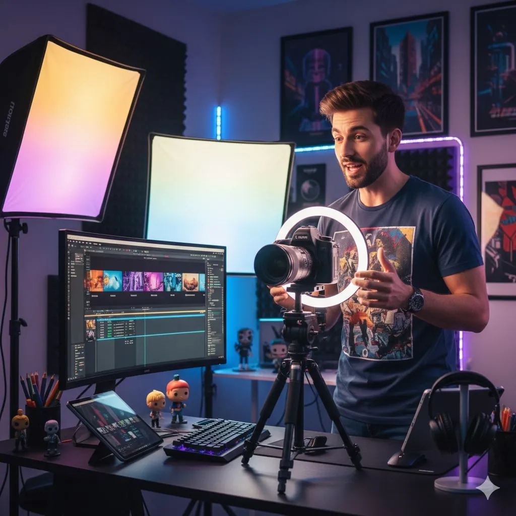 Pengertian dan Fungsi Caption Konten Kreator (c) Ilustrasi AI