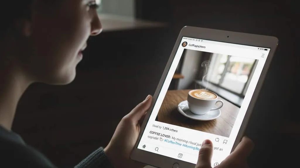 Jenis-Jenis Caption Kopi Aesthetic (c) Ilustrasi AI