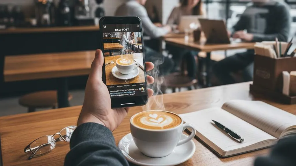 Tips Membuat Caption Kopi Aesthetic yang Menarik (c) Ilustrasi AI
