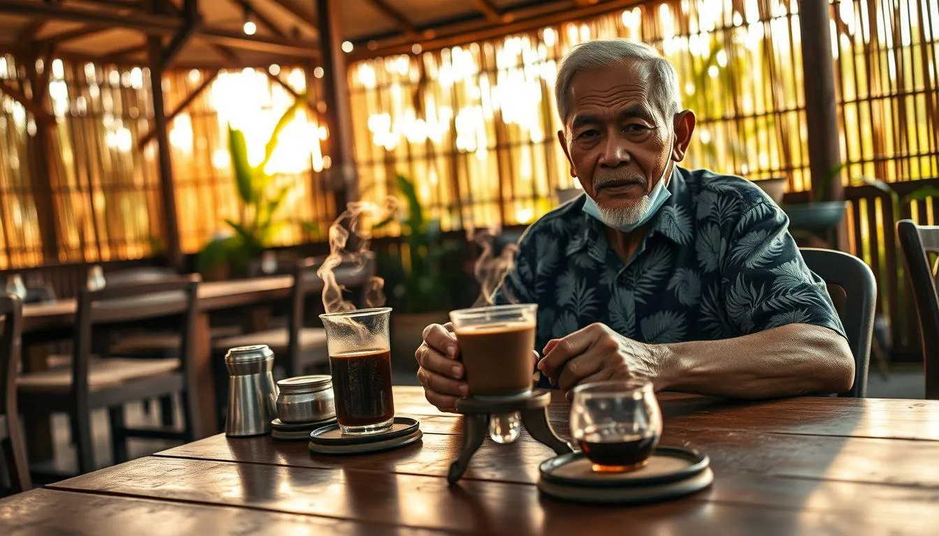 Caption Kopi Lucu dengan Sentuhan Lokal (c) Ilustrasi AI