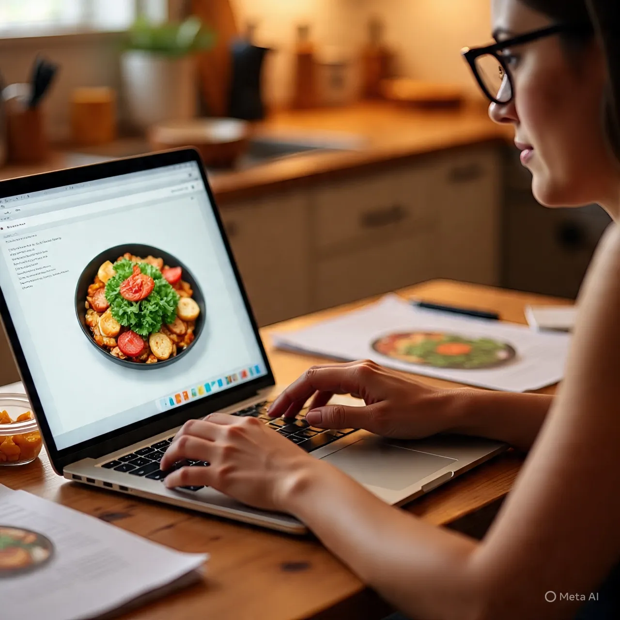 Tips Membuat Caption Makanan Singkat yang Efektif (c) Ilustrasi AI