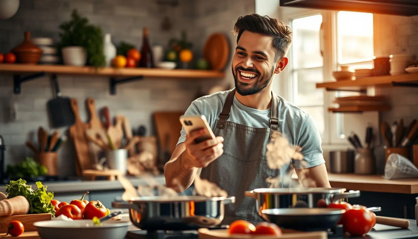 Manfaat Caption Masak Lucu dalam Media Sosial (c) Ilustrasi AI