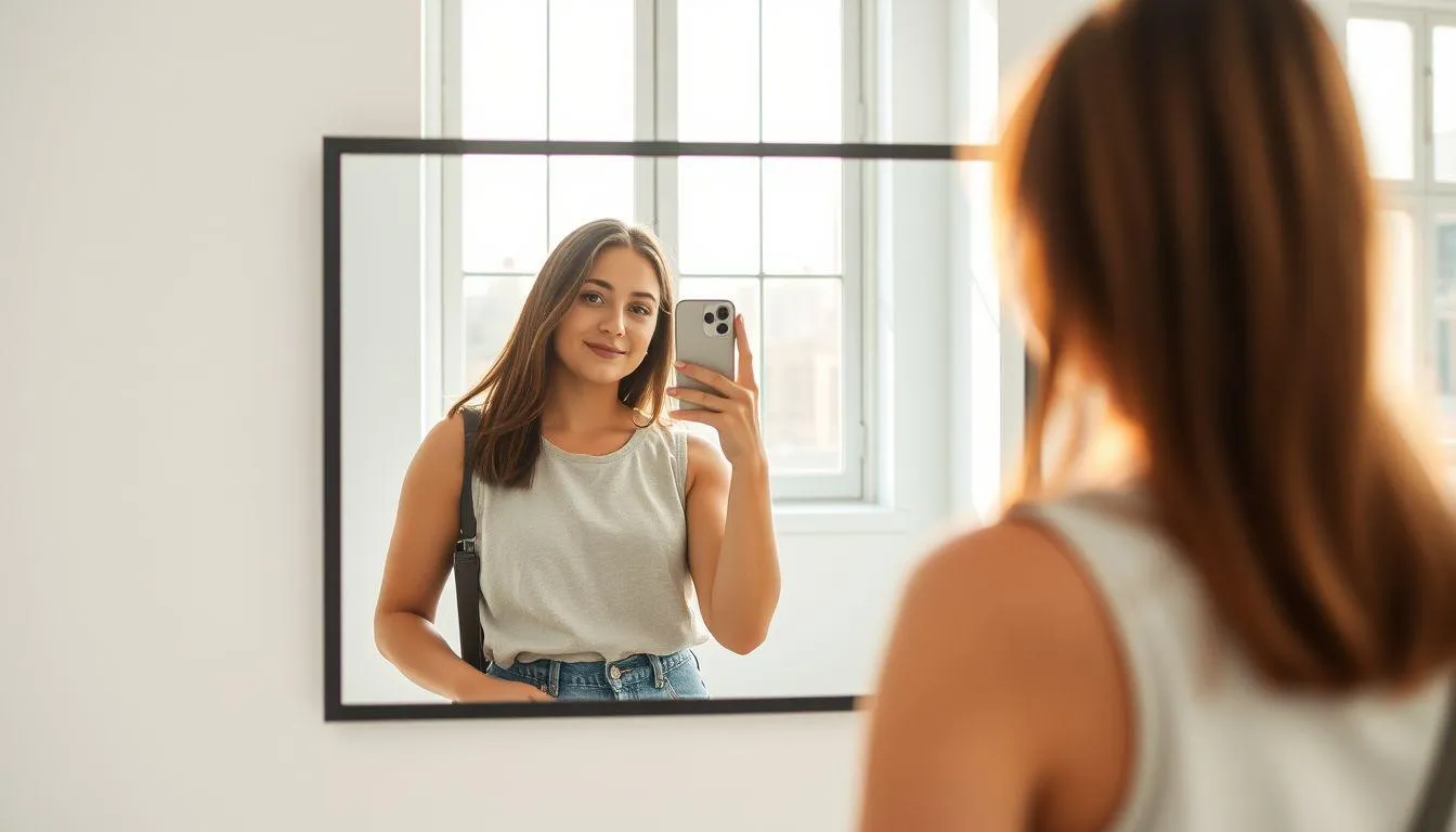 Pengertian dan Makna Caption Mirror Selfie Aesthetic