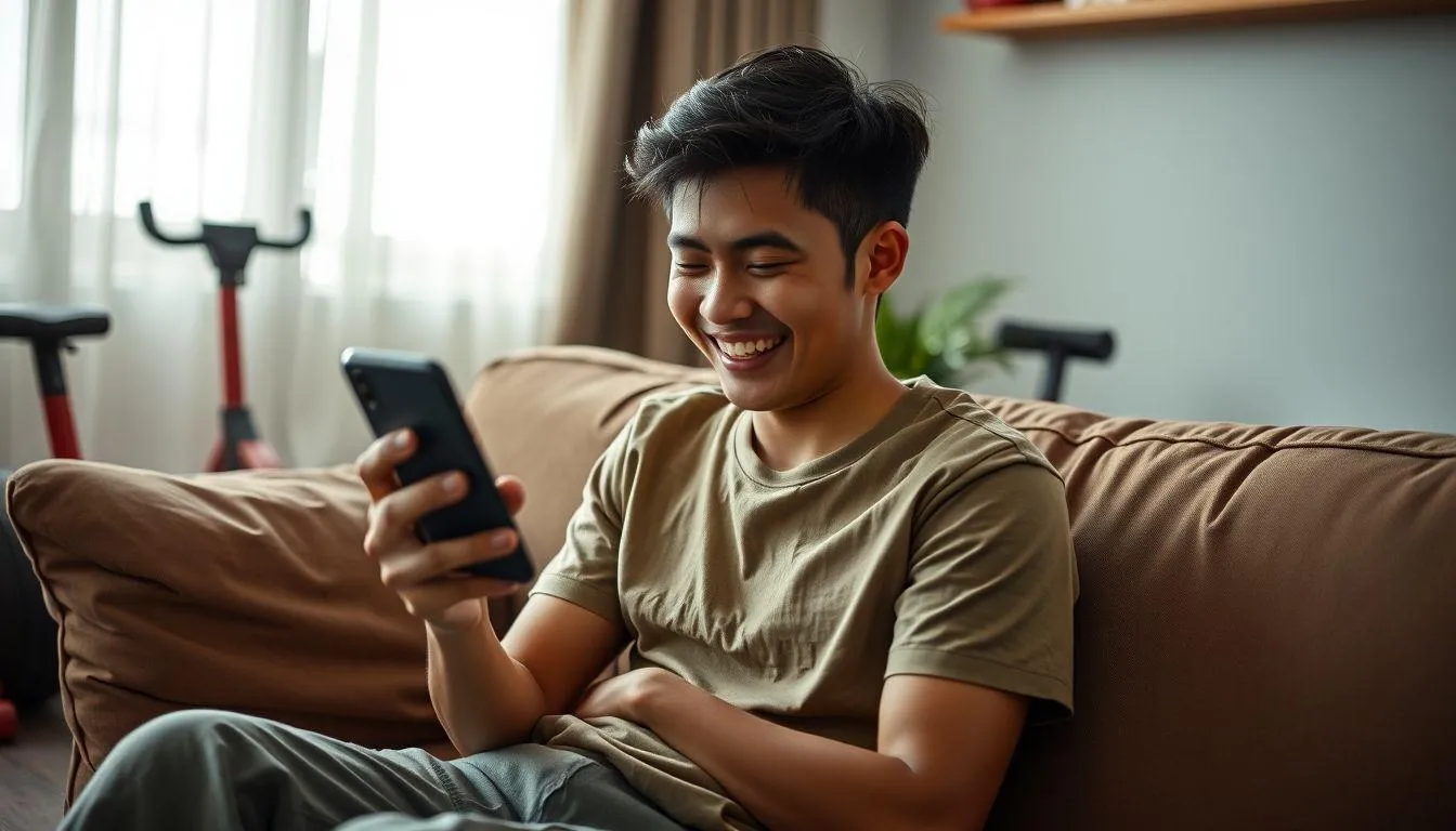 Jenis-Jenis Caption Motivasi Olahraga Lucu (c) Ilustrasi AI