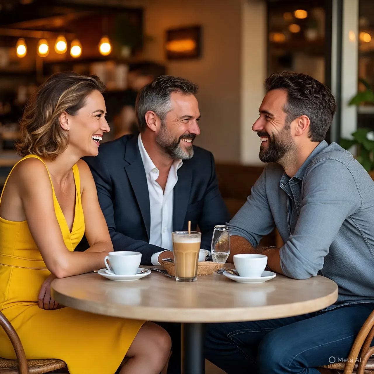 Jenis-Jenis Caption Nongkrong di Cafe (c) Ilustrasi AI