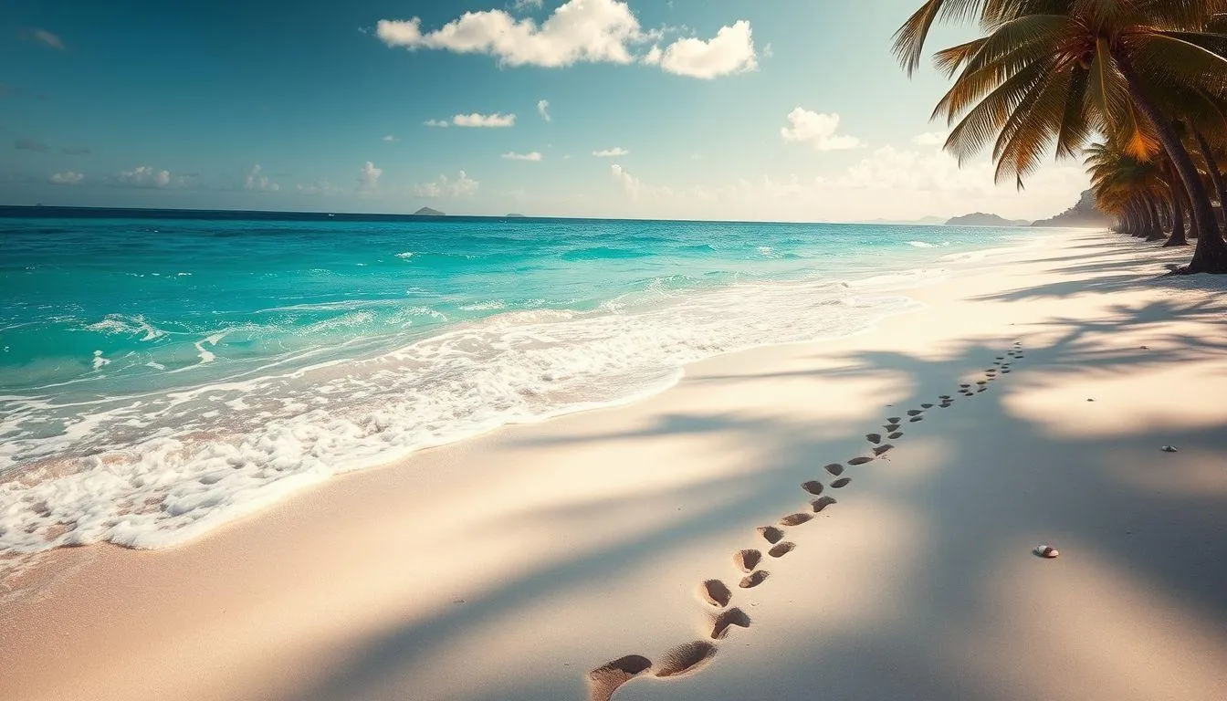 Caption Pantai Singkat dan Aesthetic (c) Ilustrasi AI