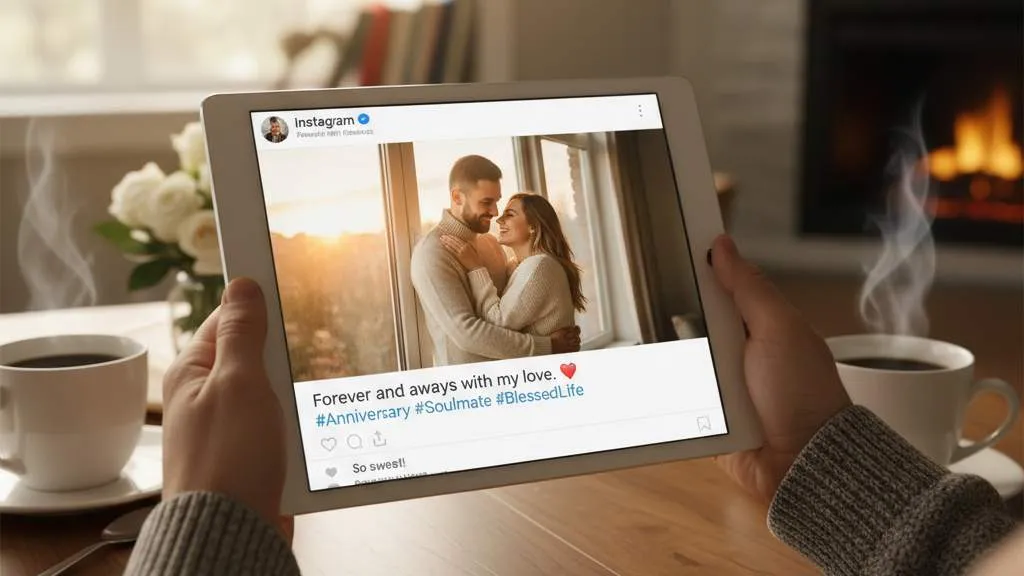 Tren Caption Pasangan di Era Digital (c) Ilustrasi AI