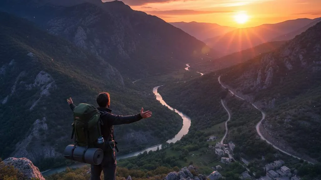 Jenis-jenis Caption Perjalanan Singkat Berdasarkan Tema (c) Ilustrasi AI