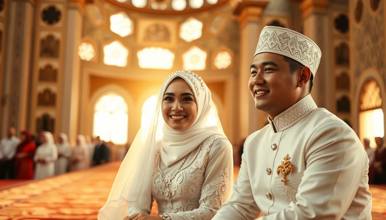 Contoh Caption Pernikahan Populer (c) Ilustrasi AI