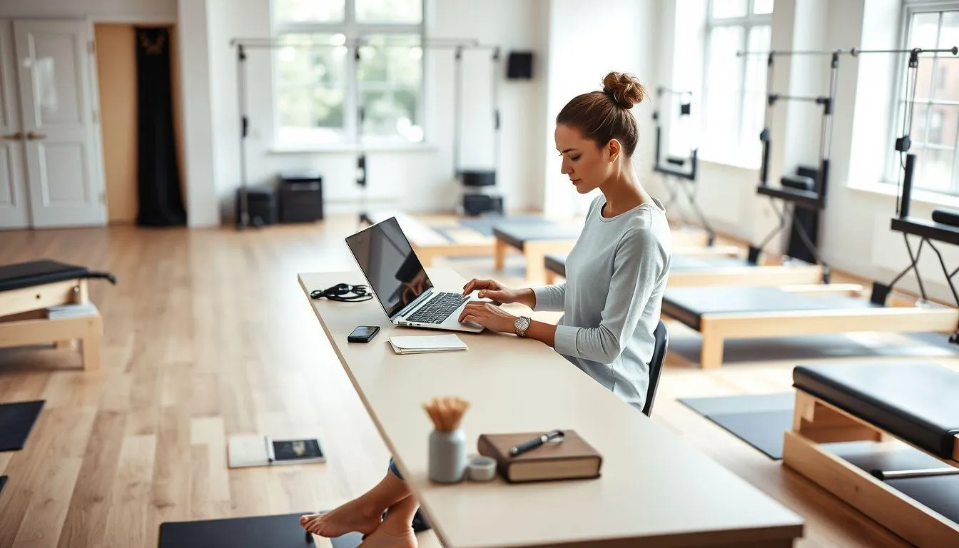 Tips Membuat Caption Pilates yang Menarik (c) Ilustrasi AI