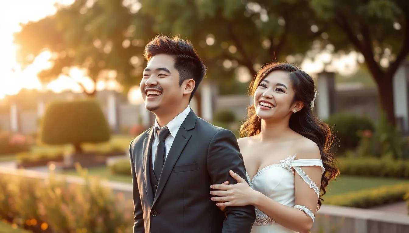 Pengertian dan Makna Caption Prewedding Lucu (c) Ilustrasi AI
