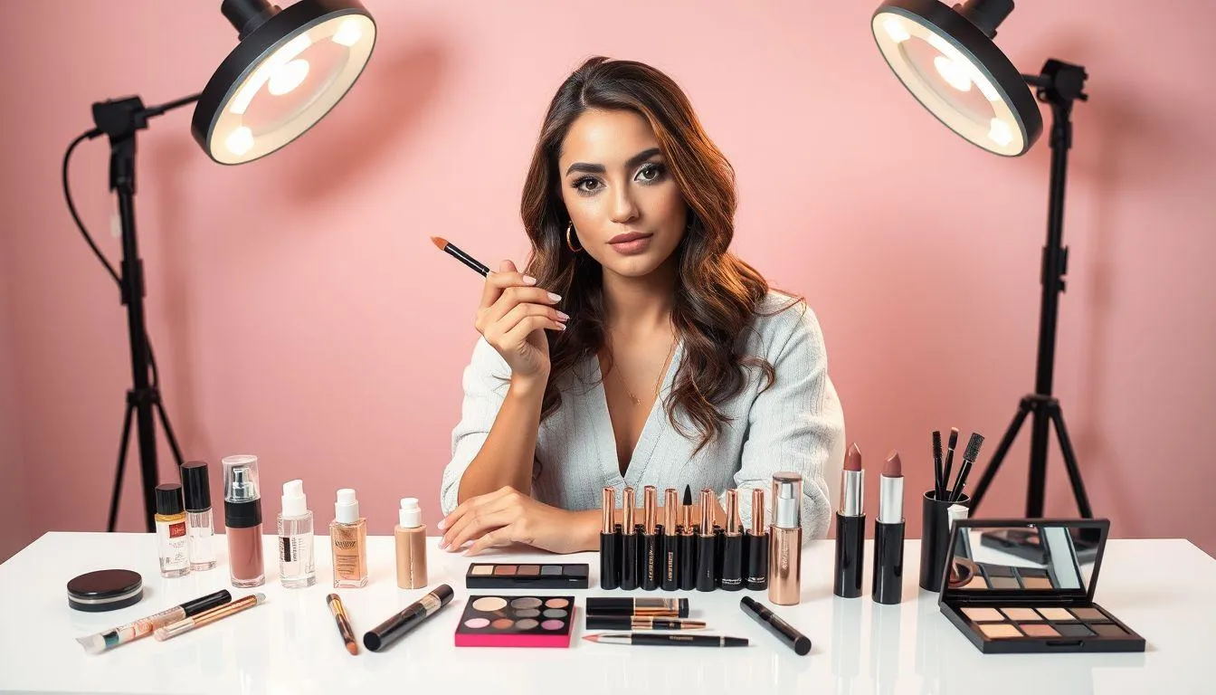 Pengertian dan Fungsi Caption Promosi Makeup (c) Ilustrasi AI
