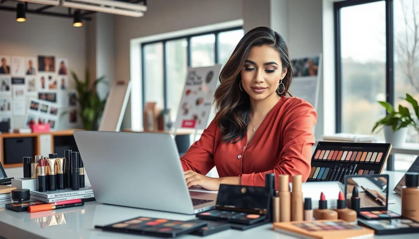 Strategi Menulis Caption Promosi Makeup yang Efektif (c) Ilustrasi AI