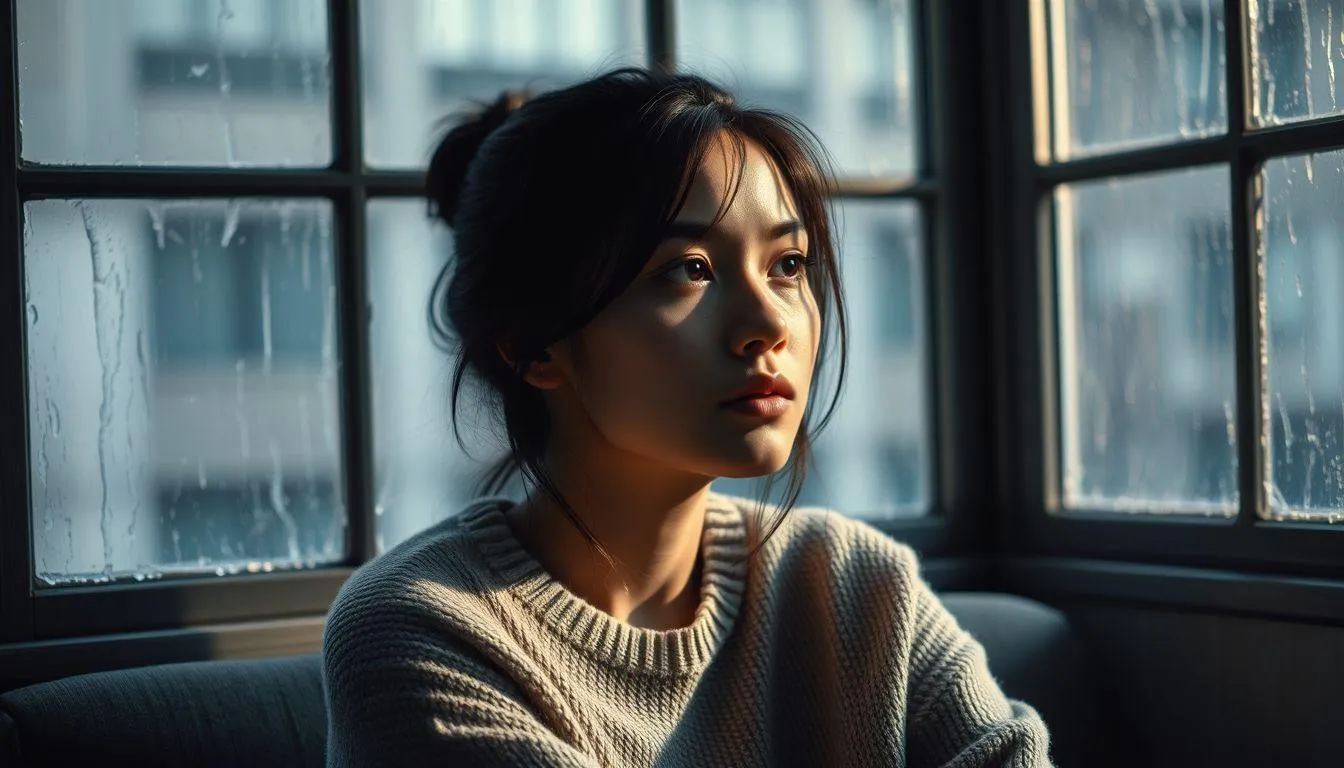 Jenis-jenis Caption Sad Inggris Berdasarkan Tema (c) Ilustrasi AI