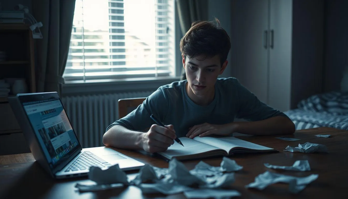 Cara Memilih Caption Sad Inggris yang Tepat (c) Ilustrasi AI