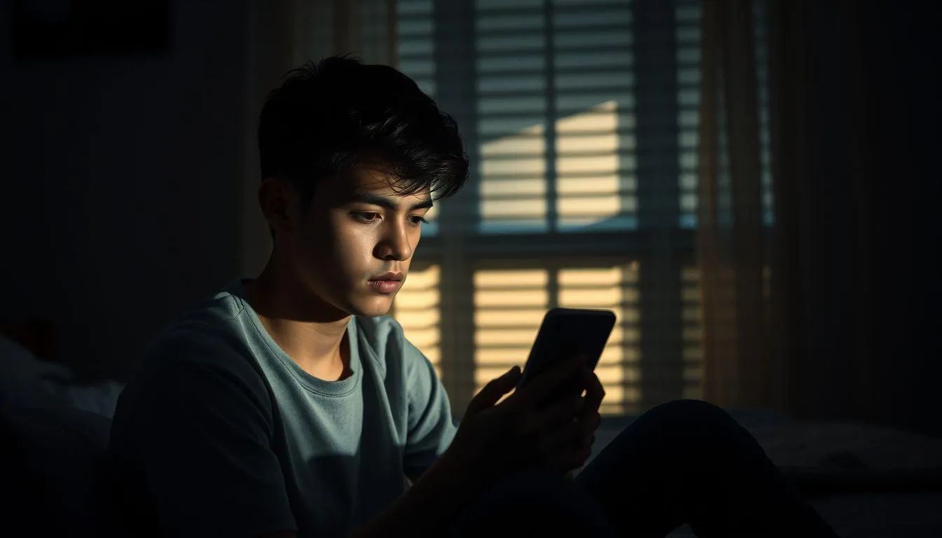 Dampak Psikologis Penggunaan Caption Sad Inggris (c) Ilustrasi AI