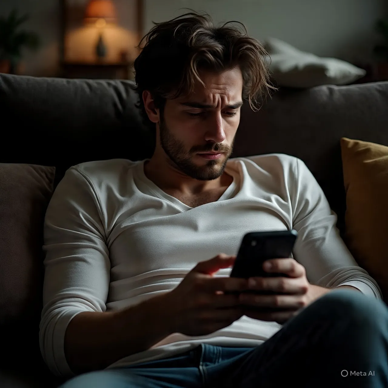 Platform Media Sosial dan Penggunaan Caption Sedih (c) Ilustrasi AI