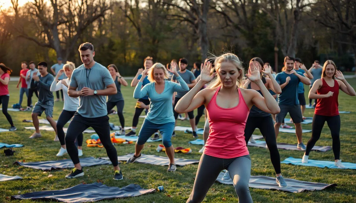 Jenis-Jenis Caption Senam Lucu Berdasarkan Tema (c) Ilustrasi AI