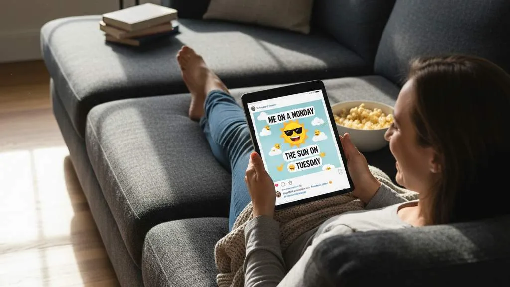 Caption Siang Hari Lucu untuk Berbagai Situasi (c) Ilustrasi AI