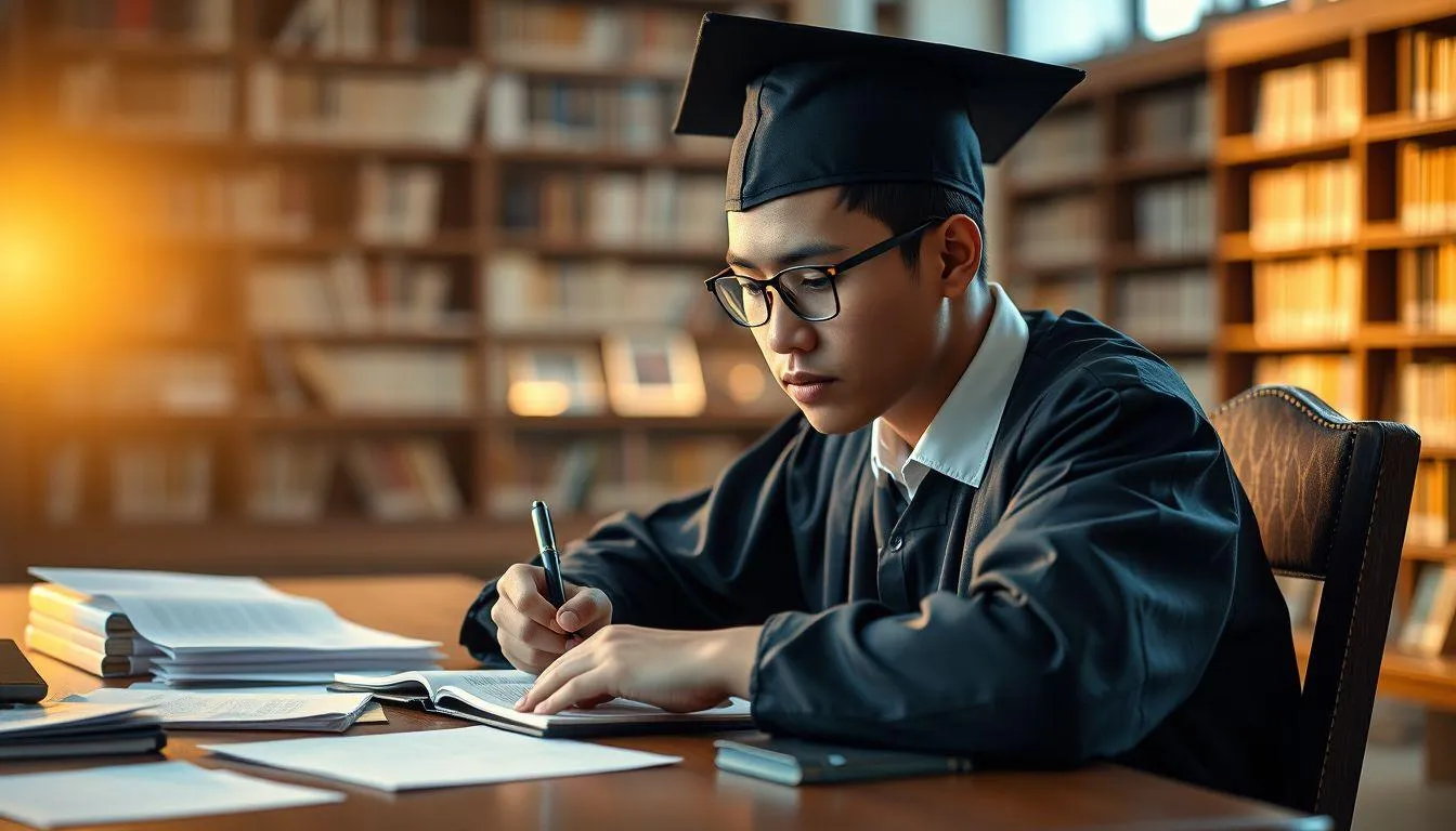 Dampak Positif Caption Sidang Skripsi yang Bermakna (c) Ilustrasi AI