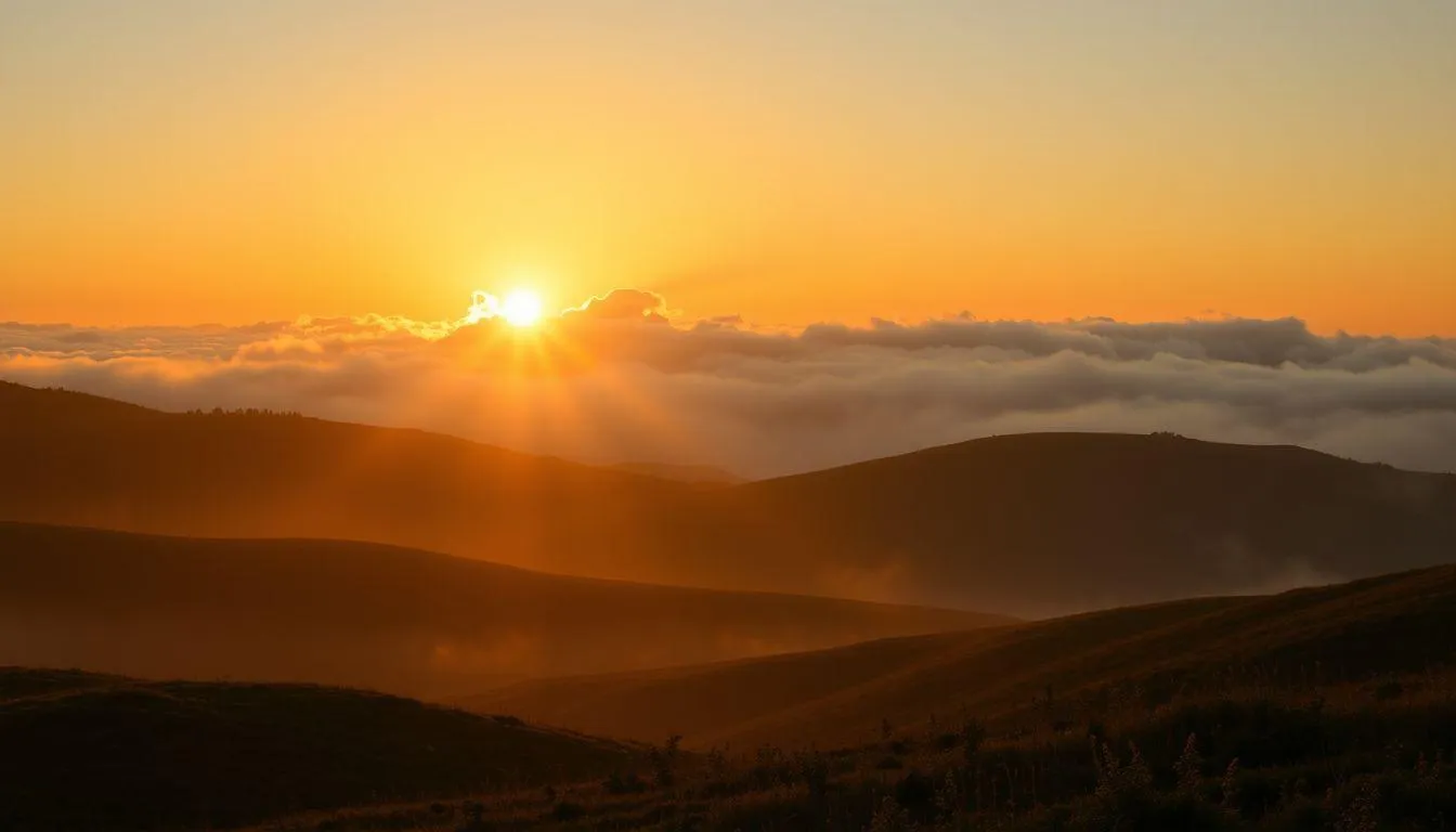 Kumpulan Caption Sunrise Inspiratif (c) Ilustrasi AI