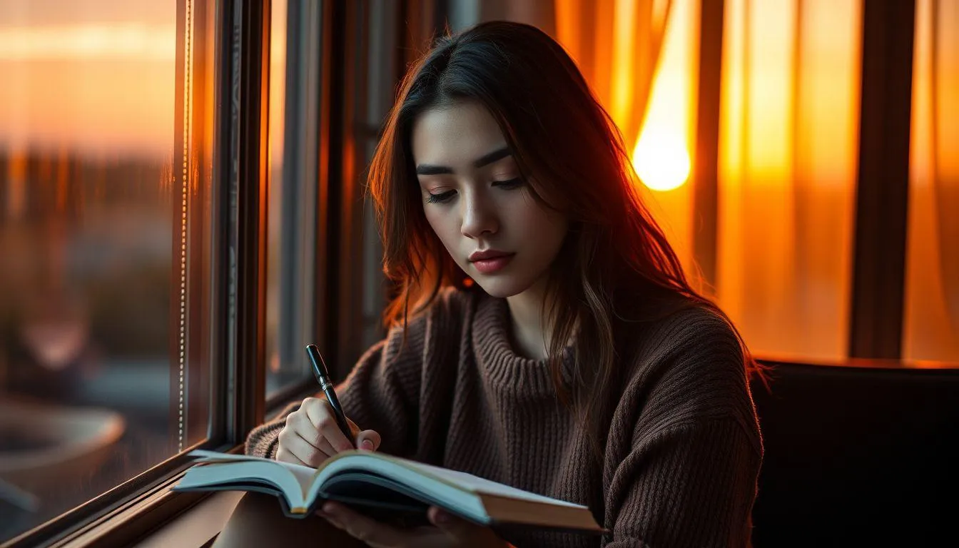 Tips Menulis Caption Sunset Aesthetic yang Menarik (c) Ilustrasi AI