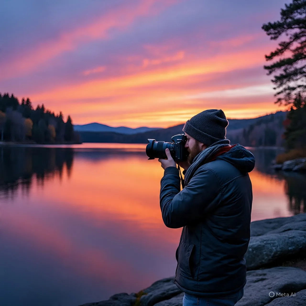 Tips Membuat Caption Sunset yang Menarik (c) Ilustrasi AI