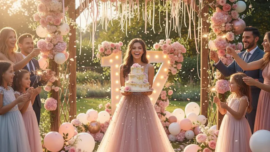 Tips Membuat Caption Sweet Seventeen Aesthetic yang Menarik (c) Ilustrasi AI