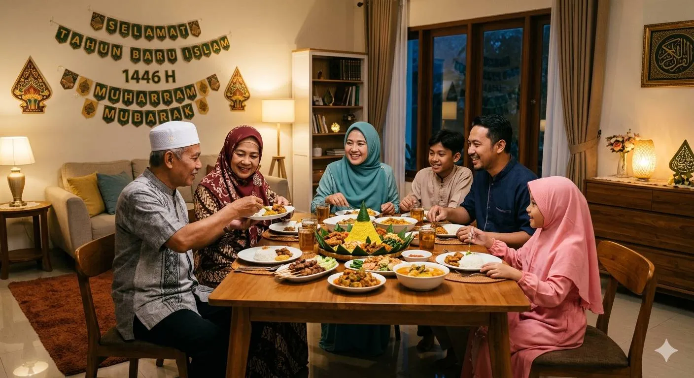 tahun baru islam - image by AI