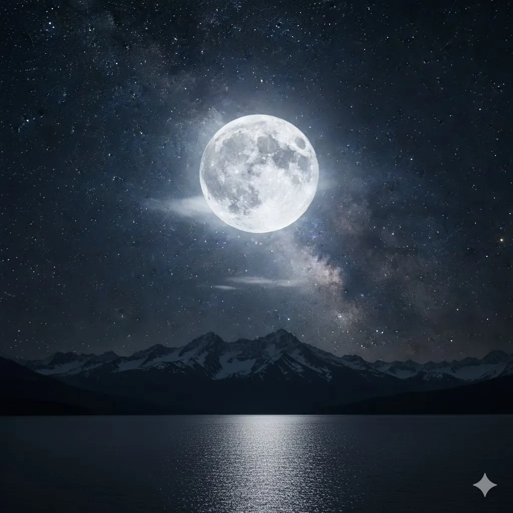 Cara Membuat Caption Tentang Bulan Singkat yang Menarik (c) Ilustrasi AI