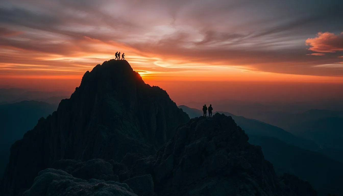 Jenis-Jenis Caption Tentang Gunung (c) Ilustrasi AI