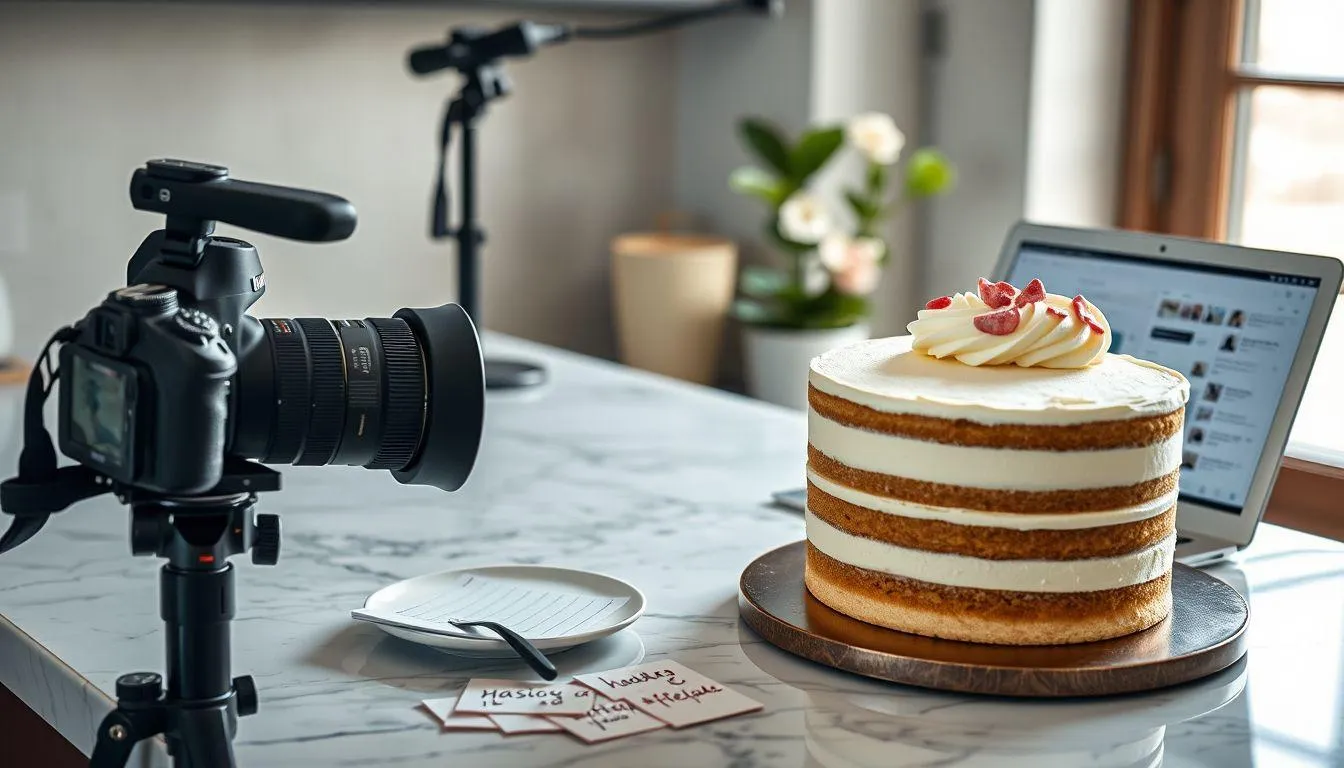 Tips Menulis Caption Kue yang Menarik (c) Ilustrasi AI