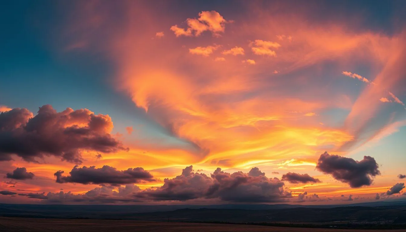 Caption Langit Berdasarkan Waktu dan Cuaca (c) Ilustrasi AI