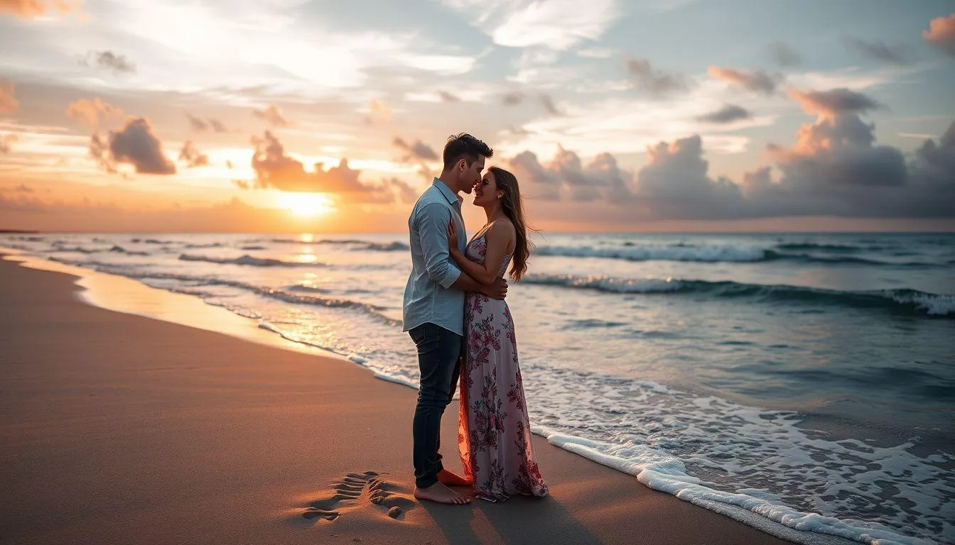 Caption Laut Romantis untuk Pasangan