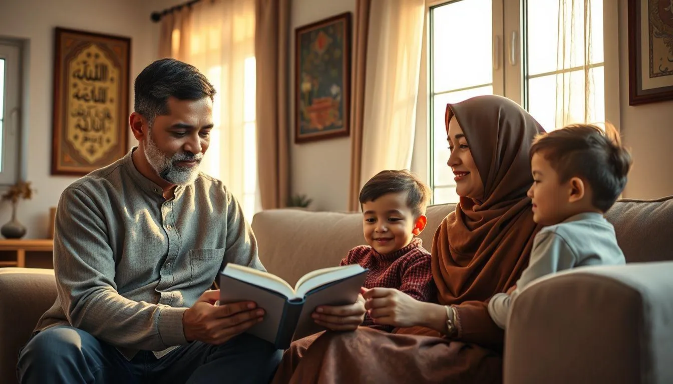 Manfaat Caption Islami untuk Perkembangan Anak (c) Ilustrasi AI