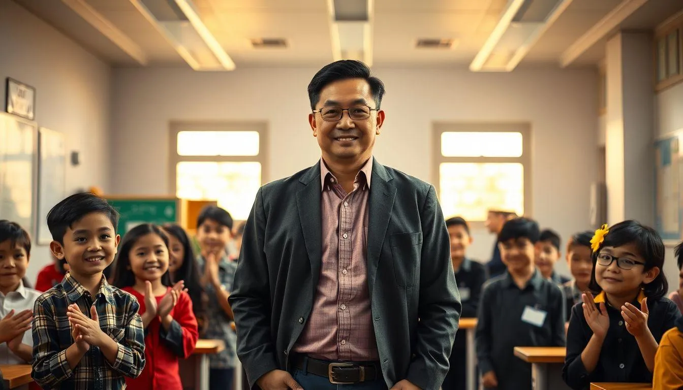 Caption Perpisahan untuk Guru dan Staf Sekolah (c) Ilustrasi AI